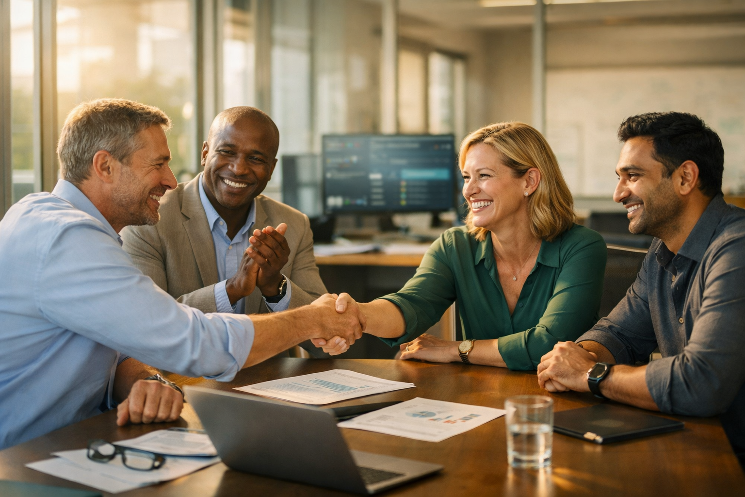 Cross-functional leaders from finance, risk, operations and technology aligning on business outcomes.