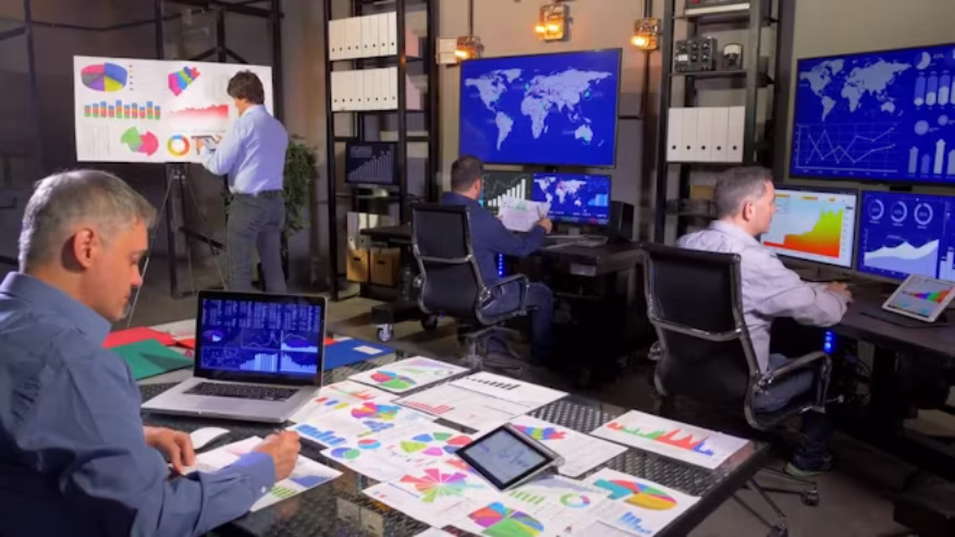 Platform and governance team reviewing AI execution, controls and architecture.